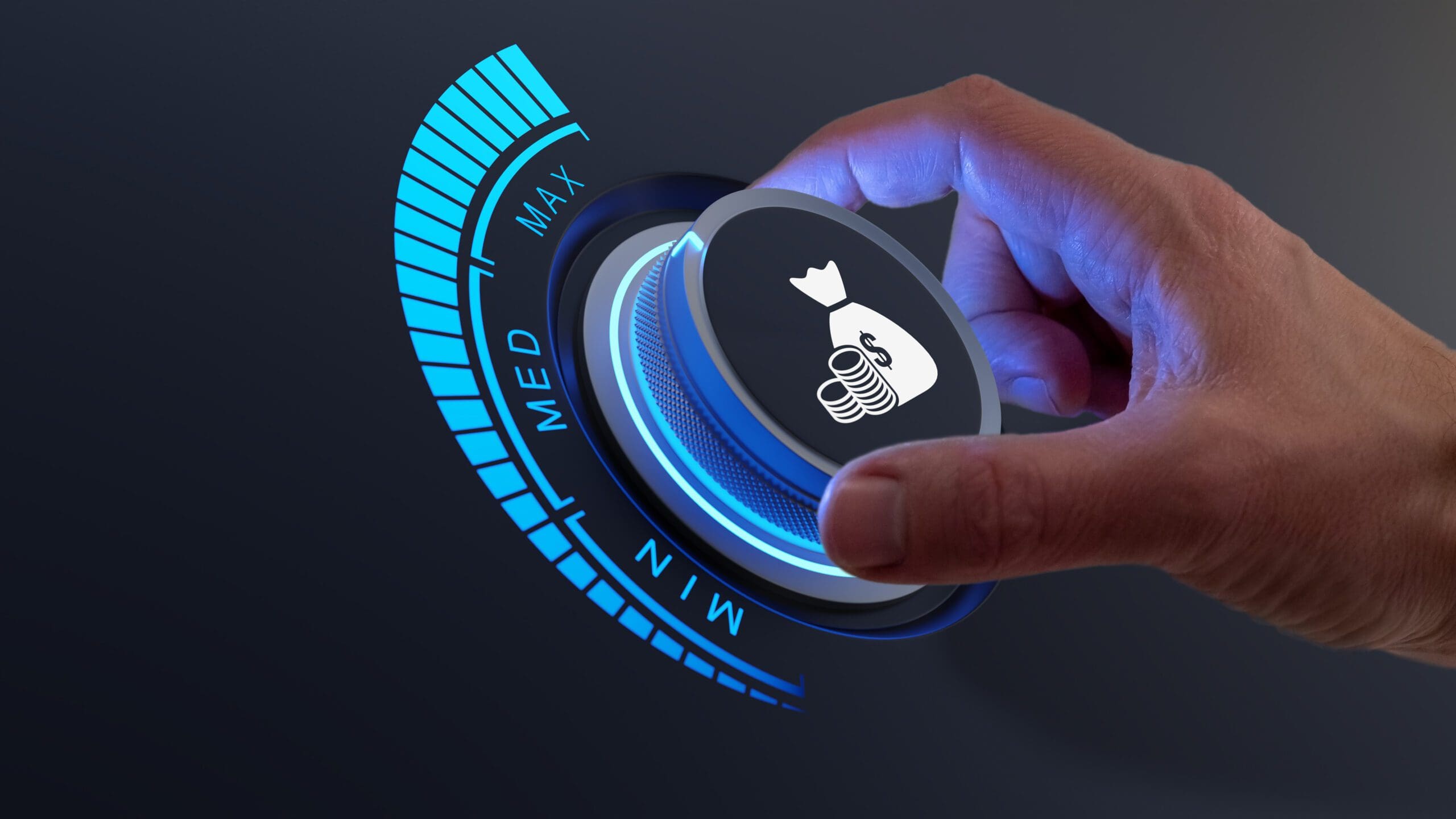 Saving money and growing capital financial concept