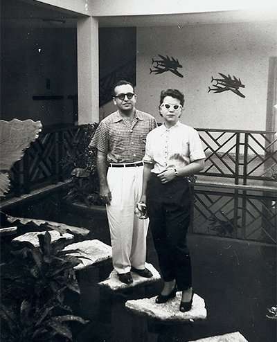 Author’s father and my mother in front of our house in Miramar, La Habana, Cuba Author’s father and my mother in front of our house in Miramar, La Habana, Cuba