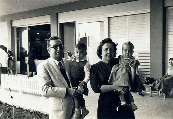My parents post 1955 (because my sister was born that year) in front of the Copacabana Hotel. My parents post 1955 (because my sister was born that year) in front of the Copacabana Hotel.