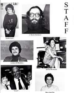 Educage-staff-_NEW1-238x300 El staff de Educage staff, circa 1981, Coach abajo a la izquierda.