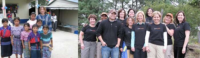 Lily with CARE kids and Lily with CARE volunteers Lily with CARE kids and Lily with CARE volunteers