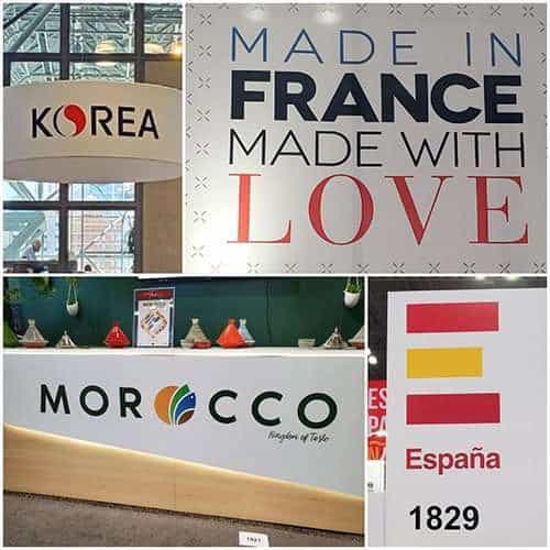 Some of the countries represented Korea, France, Morroco and Spain