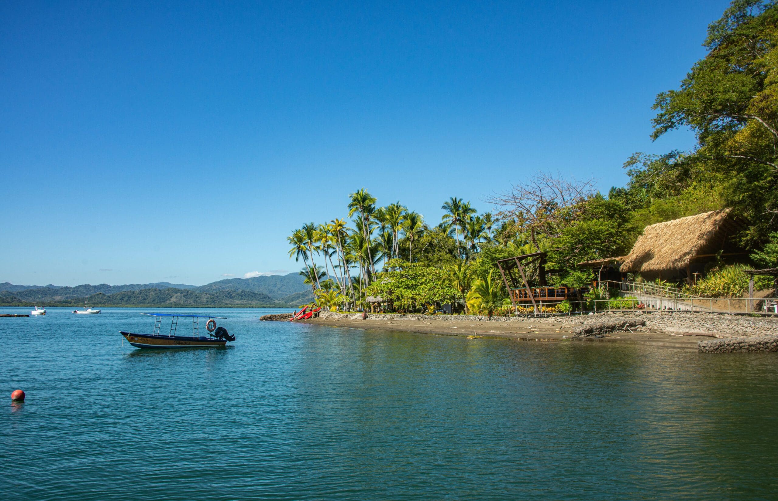 View of Isla Chiquita glamping resort, Isla Jesusita, Gulf of Nicoya, Costa Rica Latin Biz Today