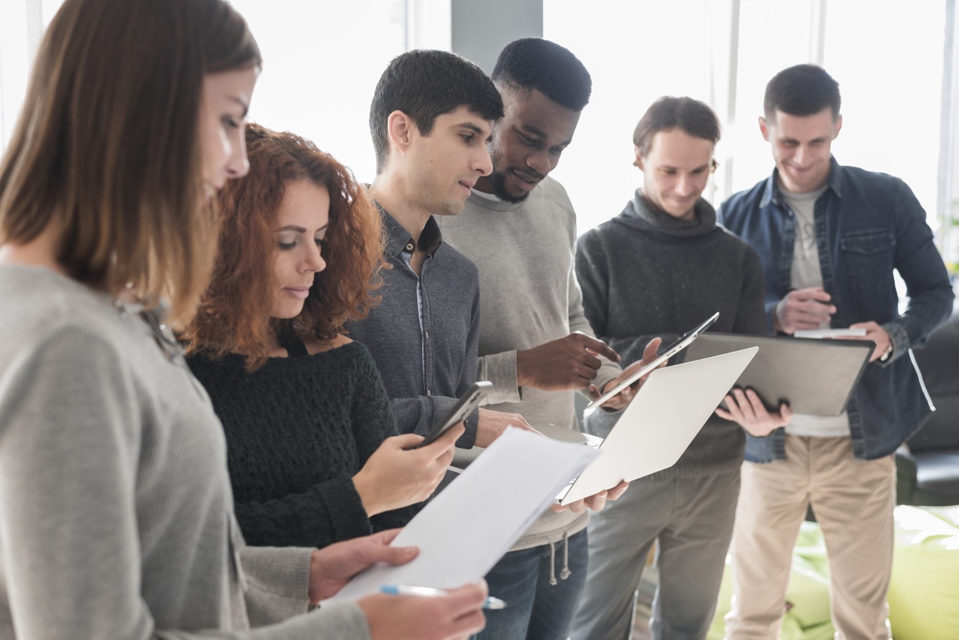 Latinos business owners learning new skills